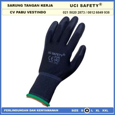 Uci Safety Sarung Tangan Palmfit Palm Fit Karet - Gambar 3