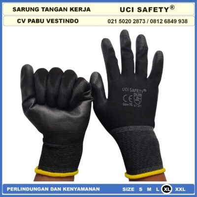 Uci Safety Sarung Tangan Palmfit Palm Fit Karet - Gambar 2