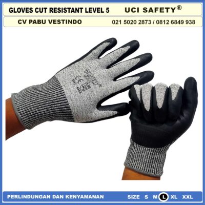 safety Gloves Anti Benda Tajam Anti Pisau Potong Anti Gores - Gambar 8