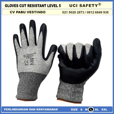 Sarung Tangan Cut Resistant -Safety Gloves Sarung Tangan Anti Pisau - Gambar 8