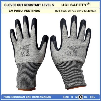 Sarung Tangan Cut Resistant -Safety Gloves Sarung Tangan Anti Pisau - Gambar 6
