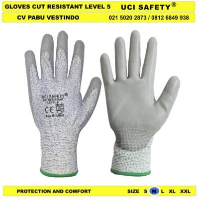 Ukuran S M L XL XXL Sarung Tangan Tebal Anti Sayat Cut Glove Glove - Gambar 3