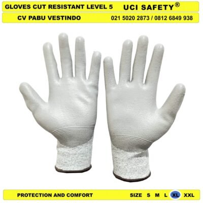 Anti Potong Motor Hand Gloves Pabrik Glove - Gambar 2