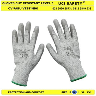 Anti Licin bengkel Kawat Besi Baja Glove - Gambar 2