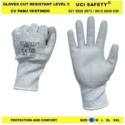 Cut Glove Sarung Tangan Pabrik Glove - Gambar 5