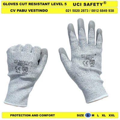 Telapak Tangan Sarung Tangan Hppe Glove - Gambar 5