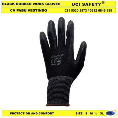 Uci Safety Polyurethane Sarung Tangan Security Satpam