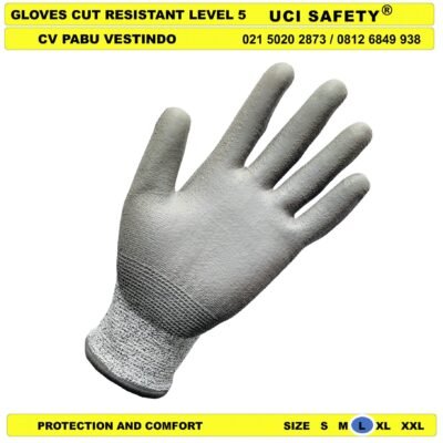 En 388 4543 Sarung Tangan Mekanik Anti Gores Glove - Gambar 5