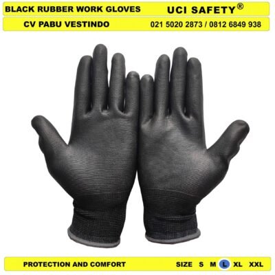Uci Safety Coating Karet Sarung Tangan Kerja Anti Slip - Gambar 5