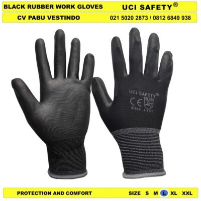 Uci Safety Anti Slip Proyek Tukang Bagunan Palm Fit Polyurethane Packing - Gambar 4