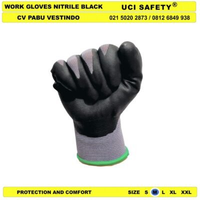 Anti Slip Uci Safety En 388 Berkebun safety Gloves - Gambar 5