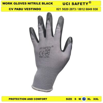 Hand Glove Anti Slip Proyek Kerja - Gambar 4