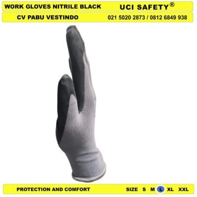 Hand Glove Kerja Multi Purpose Ukuran M L XL Nylon Sarung Tangan - Gambar 3