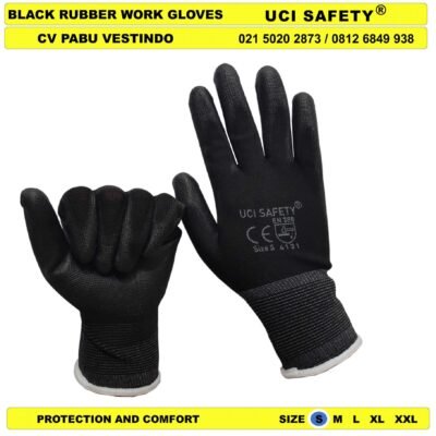 Uci Safety Sarung Tangan Kerja Hand Gloves Security Satpam