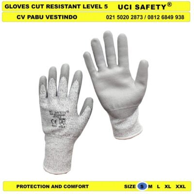 Coating Karet Nitril Sarung Tangan Safety Kerja Telapak Tangan Motor Glove