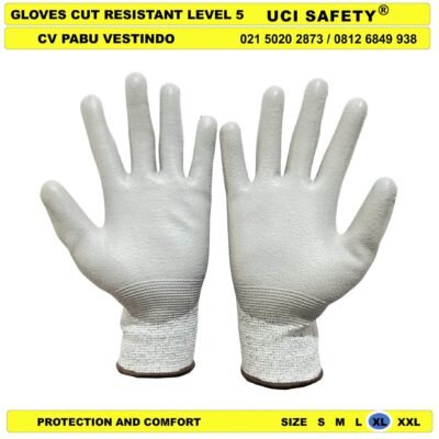 Anti Iris Cutting Motor Anti Pisau Potong Glove - Gambar 2