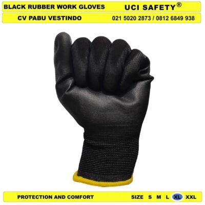 Sarung Tangan Pengaman kerja Safety Gloves Security Satpam Berkebun