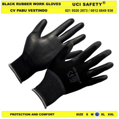 Anti Slip Palmfit Sarung Tangan Karet Hand Gloves - Gambar 2
