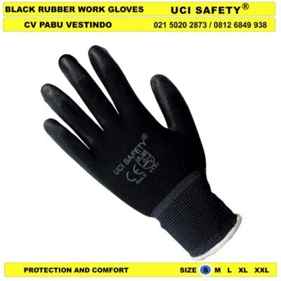 Uci Safety Sarung Tangan Packing Safety Gloves Telapak Tangan dilapisi karet