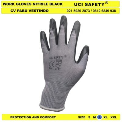 Bagunan Safety Kerja Nylon Electrical Bengkel Sarung Tangan - Gambar 2