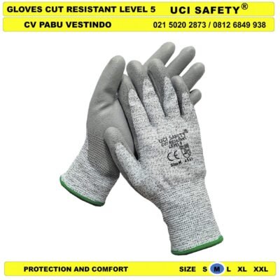 dilapisi karet Sarung Tangan Anti Iris Glove