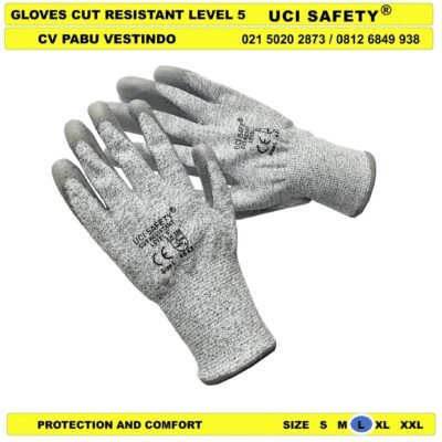 Cut Glove Sarung Tangan Pabrik Glove - Gambar 3