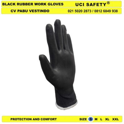 Uci Safety Sarung Tangan Bahan Nylon Polyester Palmfit Coating Karet