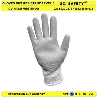 Tebal Coating Karet Nitril Sarung Tangan Ukuran S M L XL XXL Glove - Gambar 5