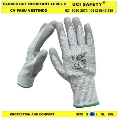 Ukuran S M L XL XXL Pertambangan Berkebun Glove - Gambar 4