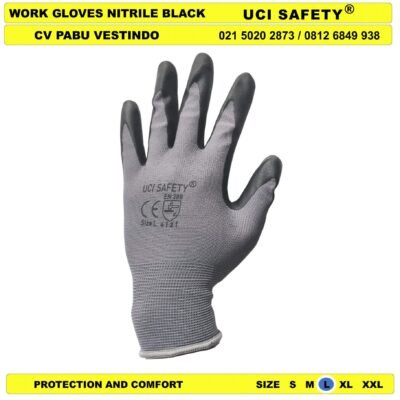 Uci Safety En 388 Berkebun Mekanik Sarung Tangan Tukang - Gambar 5