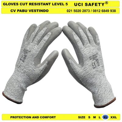 Safety Kerja Telapak Tangan Ukuran S M L XL XXL Glove - Gambar 5