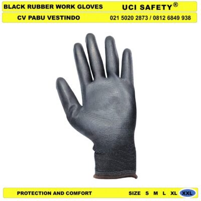Dilapisi Karet otomotif Mekanik Bengkel Montir Motor Packing Safety Gloves Uci Safety Sarung Tangan - Gambar 2