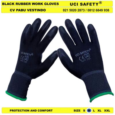 Anti Slip Bahan Nylon Polyester Sarung Tangan otomotif Mekanik Bengkel Montir Motor Palm Fit