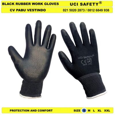 Anti Slip Bahan Nylon Polyester Sarung Tangan otomotif Mekanik Bengkel Montir Motor Palm Fit - Gambar 3