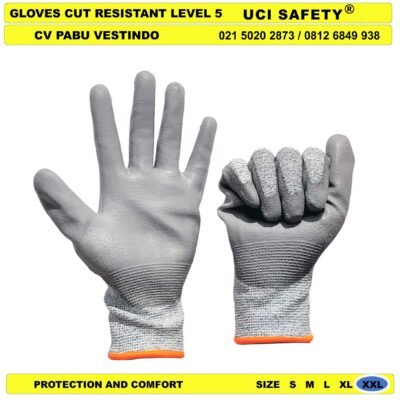 Welding Safety Kerja Pisau Anti Slip Glove