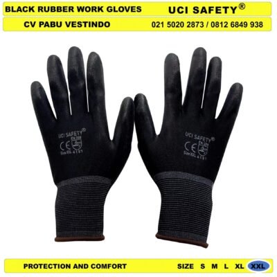Uci Safety Sarung Tangan Berkebun Polyurethane Safety Gloves - Gambar 4