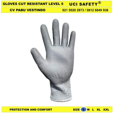 Anti Potong Motor Hand Gloves Pabrik Glove - Gambar 4