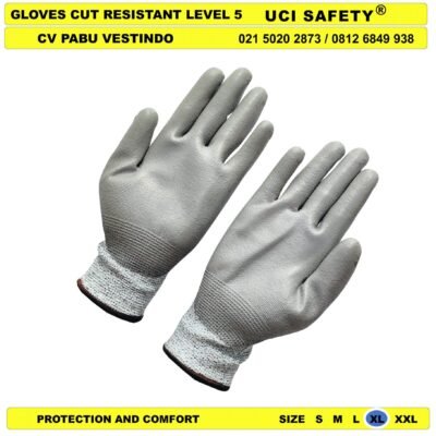 Anti Slip safety Gloves Bengkel Anti Licin Pabrik Glove - Gambar 2