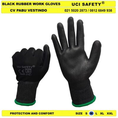Uci Safety Pengaman kerja PU Anti Slip Palm Fit