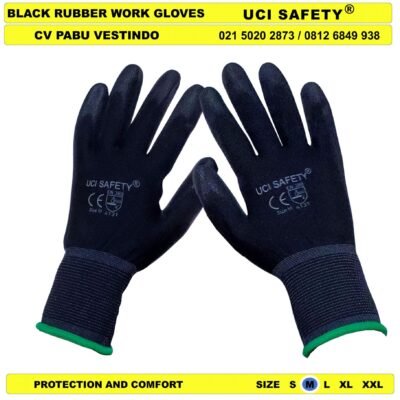 Uci Safety Proyek Tukang Bagunan Anti Slip Packing otomotif Mekanik Bengkel Montir Motor - Gambar 2