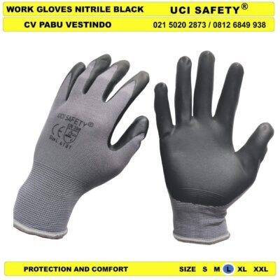 Teknik mesin safety Gloves Uci Safety Pertambangan