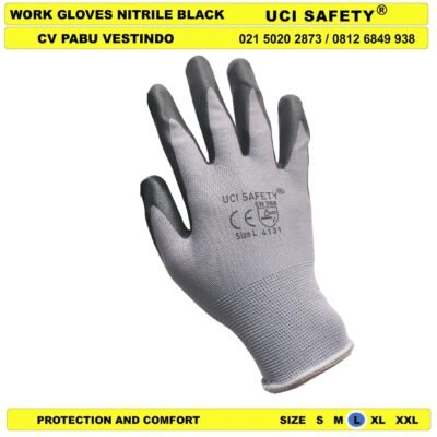 Electrical Greasy Work k3 Hse safety Gloves - Gambar 3