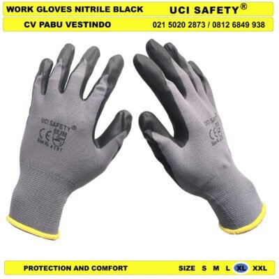Anti Slip Uci Safety En 388 Berkebun safety Gloves - Gambar 2