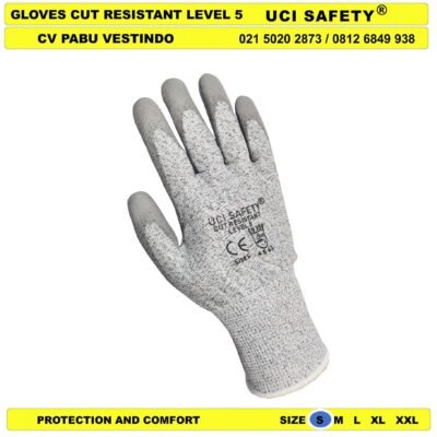 safety Gloves bengkel Warna Abu Abu, Hitam Telapak Tangan Glove