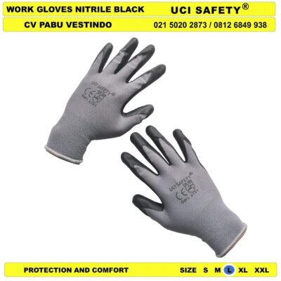 Uci Safety En 388 Berkebun Mekanik safety Gloves - Gambar 3