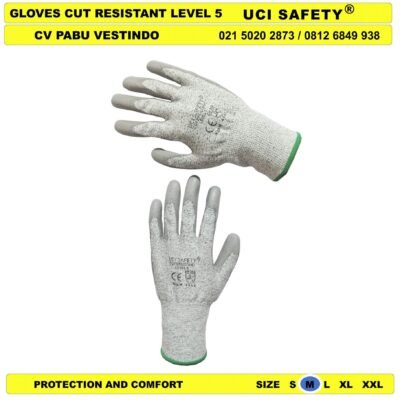 Anti Gores Pabrik Anti Iris Glove - Gambar 5