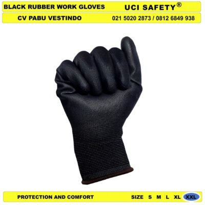 Uci Safety Sarung Tangan Industri Pabrik Pengaman kerja Security Satpam - Gambar 4