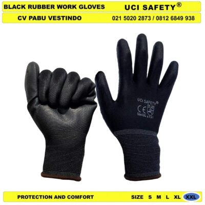 Uci Safety Sarung Tangan Security Satpam Berkebun Palmfit - Gambar 4