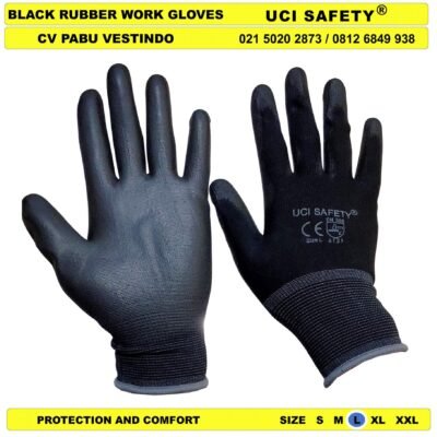 Uci Safety Sarung Tangan Kerja Industri Pabrik Polyurethane - Gambar 5