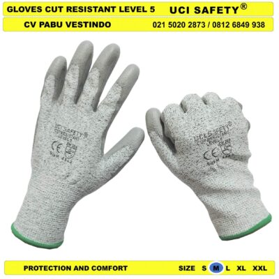 Anti Licin Telapak Tangan Kontruksi Glove - Gambar 5